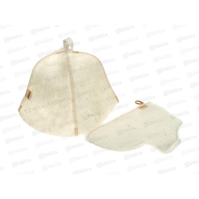 Комплект &quotУниверсальный&quot 2 предмета  НП, полушерсть (белый) 20155