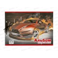 Альбом для рисования 40 листов СБ Автомобиль, сутаж (34) *20
