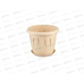 Кашпо АЛИЦИЯ D180мм 2,0л Белая глина с поддоном  *24 М3066 Кашпо АЛИЦИЯ D180мм 2,0л Белая глина с поддоном  *24 М3066