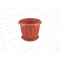 Кашпо АЛИЦИЯ D180мм 2,0л Терракотовый  с поддоном  *24 М3066 Кашпо АЛИЦИЯ D180мм 2,0л Терракотовый  с поддоном  *24 М3066