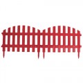 Заборчик Декоративный 3м красный МП *9
