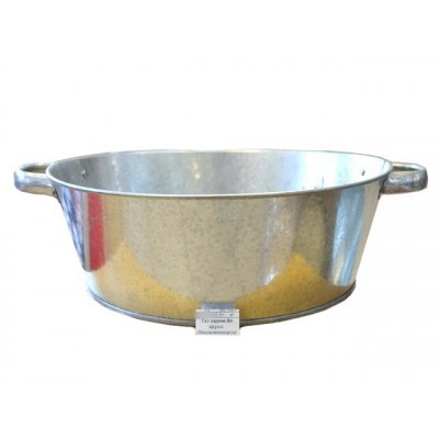 Таз оцинкованный 9л круглый (Уценка)мятый,течет