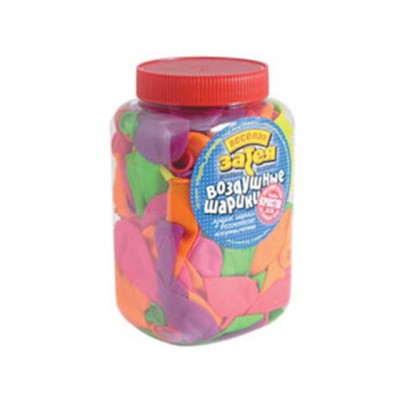 Шары 7&quot неоновые  ассорти банка (200шт) 1110-0001 *10