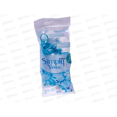 Жиллет Станки Simply Venus одноразовые женские (4шт) *12/96 Жиллет Станки Simply Venus одноразовые женские (4шт) *12/96