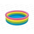 Бассейн 56441 (168х46см) 4 кольца Радуга в коробке INTEX  *6