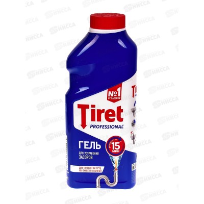 ТИРЕТ гель для очистки труб(синий) 500мл 8147367 *12 ТИРЕТ гель для очистки труб(синий) 500мл 8147367 *12