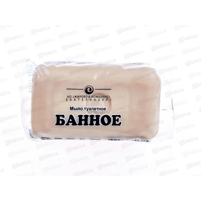 ЕКАТ мыло 150г прозрозрачная упаковка БАННОЕ *70 ЕКАТ мыло 150г прозрозрачная упаковка БАННОЕ *70