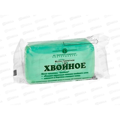 ЕКАТ мыло 150г прозрачная упаковка ХВОЙНОЕ *70