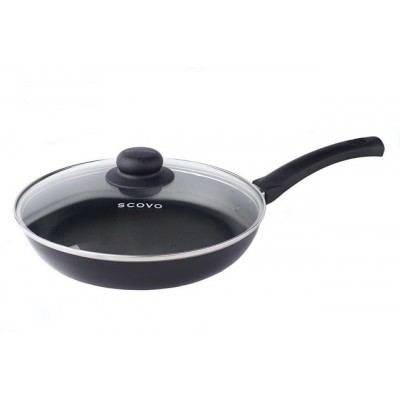 Сковорода 20см &quotConsul&quot стеклянная крышка RC-007(8)