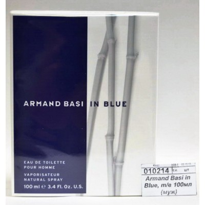 Armand Basi in Blue, туалетная вода 100мл (мужская) М Armand Basi in Blue, туалетная вода 100мл (мужская) М