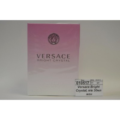 Versace Bright Crystal, туалетная вода 30мл женская М