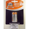 Батарейка Аккумулятор  Minamoto R3 AAA 1000mAh Ni-MH BP-2 *2/72