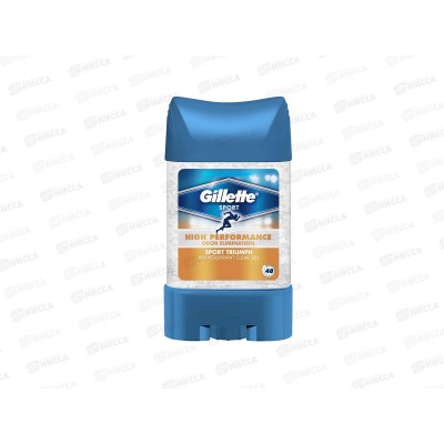 Жиллет Дезодорант-антиперспирант гелевый  70мл Sport *6