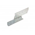 Держатель балки 150*34*2мм цинк правый *60 Держатель балки 150*34*2мм цинк правый *60