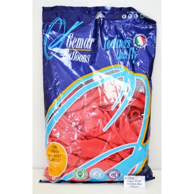 Шары 10&quot/05 пастель Red (упаковка 100шт) 1102-0264