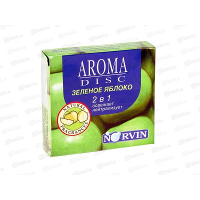 Dr.NORVIN дисковый освежитель ЯБЛОКО *12 Dr.NORVIN дисковый освежитель ЯБЛОКО *12