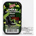 Двойной блеск губка для армейской обуви Стандарт черный *100 Двойной блеск губка для армейской обуви Стандарт черный *100