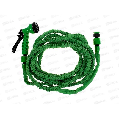 Шланг поливочный растягивающийся 7,5-22,5метров/75 FT (039597)  Ж *40