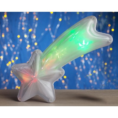 Фигура Звезда Комета 23*12 пластик LED-12-240V мульти 676372 Фигура Звезда Комета 23*12 пластик LED-12-240V мульти 676372