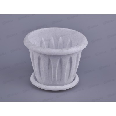 Горшок для растений Фелиция Мрамор 0,9л С102М *54 Горшок для растений Фелиция Мрамор 0,9л С102М *54