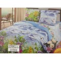 Комплект постельного белья 2 спальный 215*175 европростынь бязь, плотность 125 Лебединое озеро