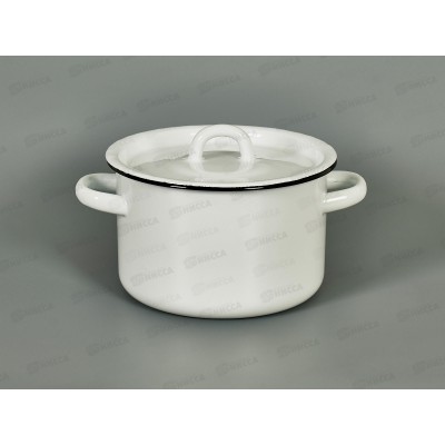 Кастрюля 2,0л эмалированная белая 01-1610.1 *8 Кастрюля 2,0л эмалированная белая 01-1610.1 *8