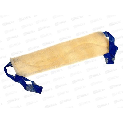 Мочалка жестко-мягкая банная Ты и Я *25