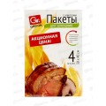 Пакеты для запекания Grifon универсальные 30*40см, 4шт,клипсы 111-211 *100