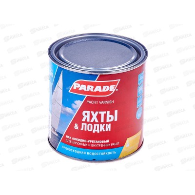 ЛАК яхтный алкидно-уретановый L20 PARADE матовый 0,75л*6 0373 ЛАКРА ЛАК яхтный алкидно-уретановый L20 PARADE матовый 0,75л*6 0373 ЛАКРА