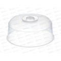 Крышка для разогрева пищевых продуктов в СВЧ D245мм прозрачная М1415 *24