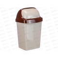 Контейнер для мусора 9,0л РОЛЛ ТОП бежевый мрамор М2465 *14 Контейнер для мусора 9,0л РОЛЛ ТОП бежевый мрамор М2465 *14