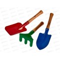 Набор садовый 3предмета (004282) 2 лопатки, грабли Ж Набор садовый 3предмета (004282) 2 лопатки, грабли Ж