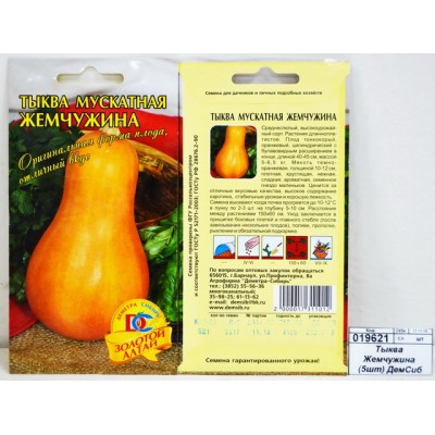 Тыква Жемчужина (10 штук) ДемСиб*10 +
