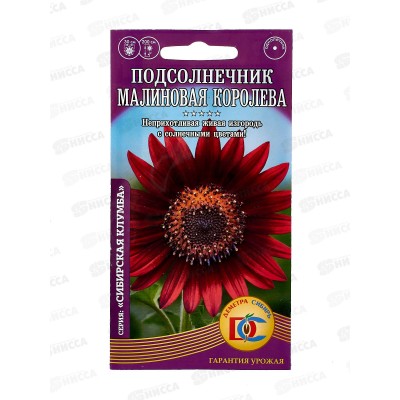 Подсолнечник Малиновая королева однол. (0,5гр) ДемСиб *10 + Подсолнечник Малиновая королева однол. (0,5гр) ДемСиб *10 +