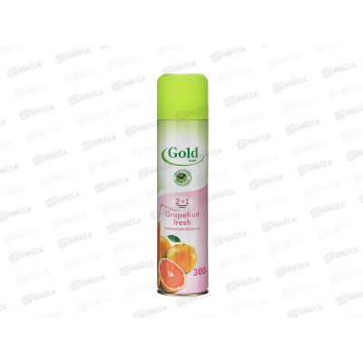 ГОЛД ВИНД освежитель воздуха  300мл Grapefruit fresh *12