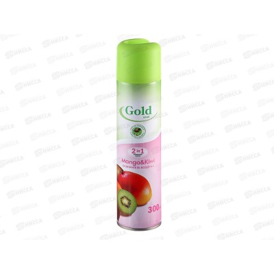 ГОЛД ВИНД освежитель воздуха 300мл Mango & Kiwi *12 ГОЛД ВИНД освежитель воздуха 300мл Mango & Kiwi *12