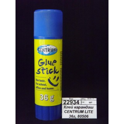 Клей карандаш CENTRUM LITE 36г, 80506 *12/288 Клей карандаш CENTRUM LITE 36г, 80506 *12/288