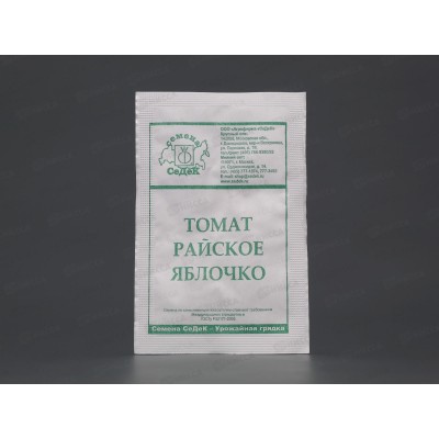 Томат Райское Яблочко закрытый грунт, белый пакет (МФ, 0,2,) СеДек СРОК ДО 12.25 *10 Томат Райское Яблочко закрытый грунт, белый пакет (МФ, 0,2,) СеДек СРОК ДО 12.25 *10
