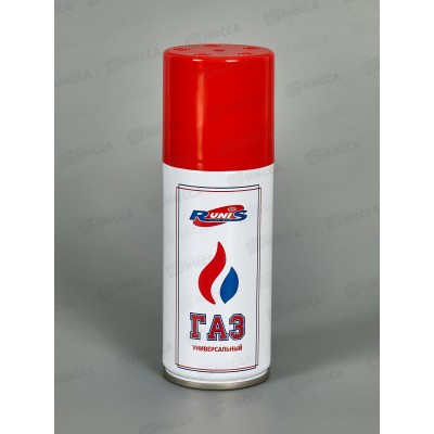Газ для зажигалок RUNIS 140мл белый, 1-007 *36