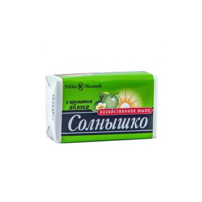 ХОЗЯЙСТВЕННОЕ мыло Невская Косметика 140гр СОЛНЫШКО яблоко *48/4 ХОЗЯЙСТВЕННОЕ мыло Невская Косметика 140гр СОЛНЫШКО яблоко *48/4