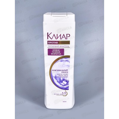 CLEAR шампунь 400мл максимальный объем *12/6