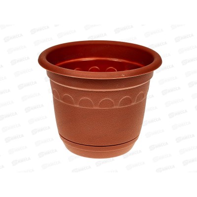 Горшок Колывань-0,45л терракотовый 11см с поддоном С91 Т АВ*45 Горшок Колывань-0,45л терракотовый 11см с поддоном С91 Т АВ*45