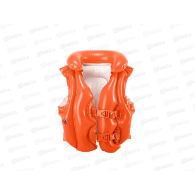 Надувной  жилет 58671 Люкс (50х47) 3-6лет в коробке  INTEX  *24