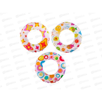 Круг надувной 59241 (61см) Lively в асс 6-10лет INTEX Круг надувной 59241 (61см) Lively в асс 6-10лет INTEX