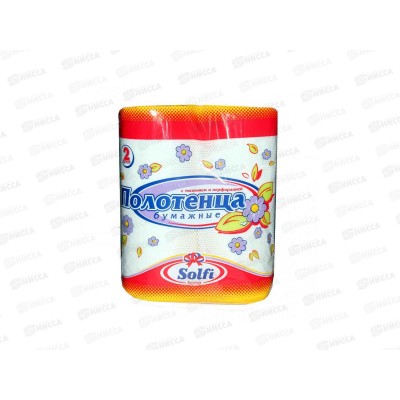 Полотенца бумажные SOLFI 2х штучные *14
