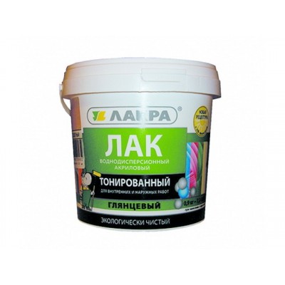 ЛАК воднодисперсионный тонированный дуб 0,9кг Л-С *6 ЛАКРА ЛАК воднодисперсионный тонированный дуб 0,9кг Л-С *6 ЛАКРА