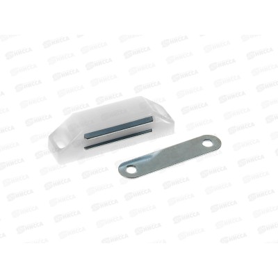 Магнит мебельный белый 5,7см (001247) *50  Ж