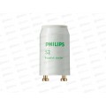 Стартер PHILIPS S2 для люминесцентных ламп, 4-22Вт, 697509 *25/300
