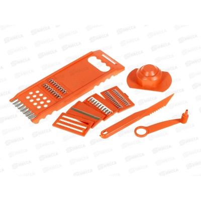 Терка для корейской моркови АСН1005-6 насадок+рыбочистка (37312) Ж Терка для корейской моркови АСН1005-6 насадок+рыбочистка (37312) Ж