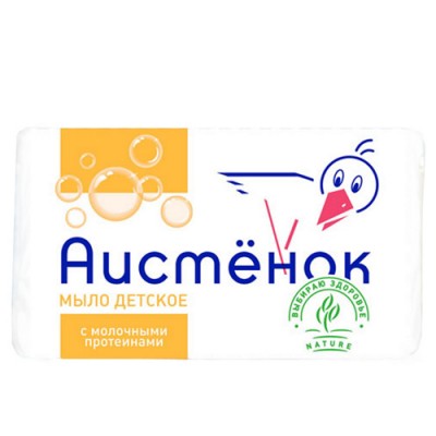 Аистенок туалетное мыло детское с молочными протеинами 70г  *72